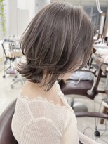 キアラ(Kchiara)&nbsp;小顔見えくびれボブ×透明感グレージュ【福岡Kchiara奥野】
