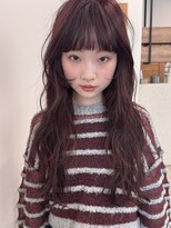 ディッセンバー 渋谷(December) ボルドーカラー/ブリーチなし/ダブルカラー/ロング/レイヤー