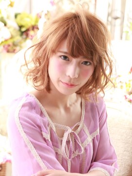 髪質改善と縮毛矯正の専門店 サンティエ(scintiller) 【scintiller鹿児島】大人可愛いウェービーボブ