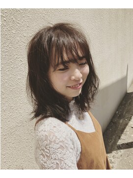 ヘアーフォーブリコス(hair for Brico's) ミディレイヤー&イルミナカラースタイル