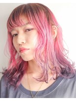 ニコヘアー(niko hair) ピンク×パープルグラデーション