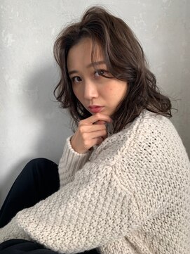 ベルビアンカ(Belle BIANCA) Belle BIANCA センターパートゆるふわミディ　by.マツモト