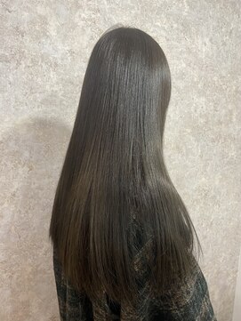 シュガービー(SUGAR-B) 【SUGAR-B 】透明感ダークグレージュロング