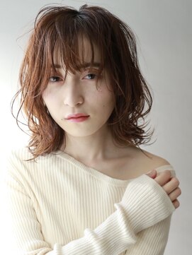 フリップビーアヴェダ(FLIP B AVEDA) セミウェットなふんわりミディ