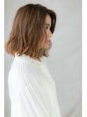 カーキベージュホイルカラー濡れ髪ルーズヘアZ上尾10代20代30代