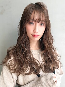 アルバム 銀座(ALBUM GINZA) ゆるロング_ピンクベージュボブルフクールショート_78212