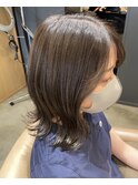 グレージュ×外ハネ_市川