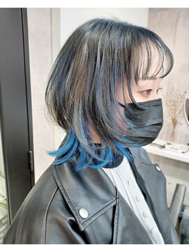 パープル(purple) デザインクラゲブルー