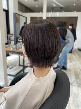 アトリエコア(Atelier Coa) 外ハネくびれボブ