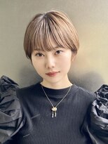 エムスラッシュ ストリートマーケット スマートサロン センター北(M.SLASH)&nbsp;マッシュショート/ショートボブ/艶カラー/センター北