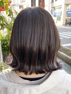 ボアップ(boappu) #イルミナカラー#ブリーチなし#赤み消し#オリーブベージュ