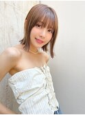 ブラウンアッシュ×ハイライト