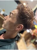ツーブロックショート