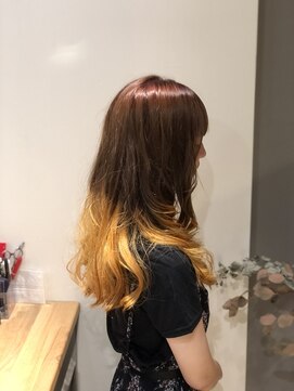 ヘア リミックス ダブル(hair remix W) デザインカラースタイル