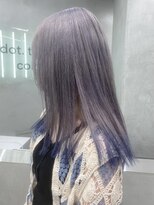 ヘアサロン ドット トウキョウ カラー 町田店(hair salon dot. tokyo color)&nbsp;マチルダボブ/ピンクベージュ/インナーグレージュ/ウルフ/前髪