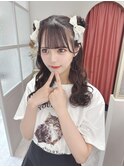 ☆ツインお団子ヘアアレンジアイドル前髪巻きおろし