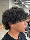 ツイストスパイラルパーマツイストパーマ刈り上げ万代新潟駅