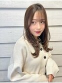 [中野莉子］魅力倍増カール大人ミディアムアッシュブラウン３