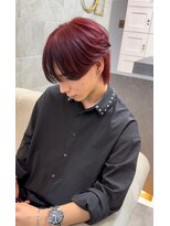 オズ 郡山桑野店(OZ)&nbsp;イメチェンハッシュカットフルバング似合わせレッドブラウン