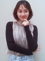 レジュアル(RESSUAL) 切りっぱなしボブエアリーロング美髪ピンクブラウン