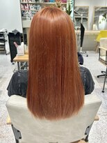 ゼストララ(ZEST Lara)&nbsp;ケアブリーチ1回！夏にやりたいオレンジカラー【吉祥寺】misaki