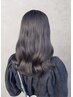 【カットなし】透明感カラー＋トリートメント ￥6250～