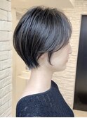 ショートヘア/ボブ/可愛い丸み/簡単スタイリング/20代30代