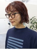 パーマ/ボブパーマ/ボブ/赤髪/福岡/20代/30代