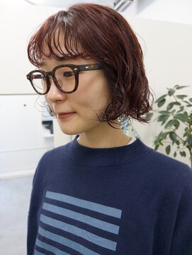 キー(kii) パーマ/ボブパーマ/ボブ/赤髪/福岡/20代/30代