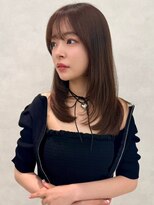 アッシュ 都立大学店(Ash) レイヤーカット×ナチュラルストレート