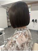 アッシュブラウン【切りっぱなしボブ/タッセル/宇都宮】