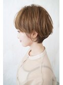 丸みショート/ショートボブ/ハンサムショート/マッシュボブc
