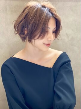 アグ ヘアー ロナ 白石バイパス店(Agu hair lona) 《Agu hair》美人フォルムなエアリー無雑作ショート