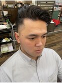 爽やかオールバック