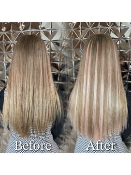 ラブスタシー 博多店(LOVESTASY) 原色カラーハイライト