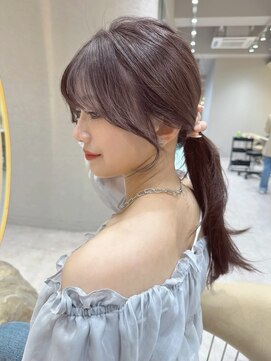 ロンド アンブル 四条烏丸(Lond ambre) 平野実花/透明感/暖色/ラベンダー/レッド/ピンク/カラー