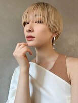 パーク(PARK)&nbsp;マッシュショート×ハイトーンベージュ