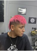 中目黒/スキンフェード/ピンクヘア