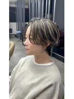 エス 三宮(esu)&nbsp;AH89 似合わせショート　30代40代50代　三宮ショート