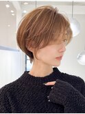 黒髪カタログ/ショート/オリーブグレー/小顔に見せるヘア☆122