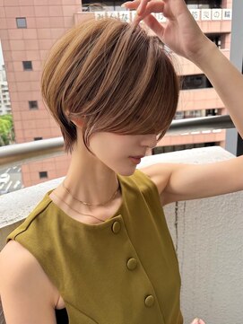 ロンドソレイユ 池袋(Lond soleil) くすみベージュ/ショート/前髪/レイヤー/髪質改善/縮毛矯正/池袋