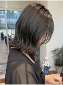 栄くびれ巻き透明感小顔ミディアムヘア