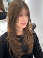 アフィナー 上大岡(Afinar) ブリーチハイライト髪質改善ダブルカラーレイヤーカット