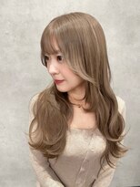 ルノン(LUNON)&nbsp;黒髪クラゲヘアーオリーブグレー小顔ココアベージュ