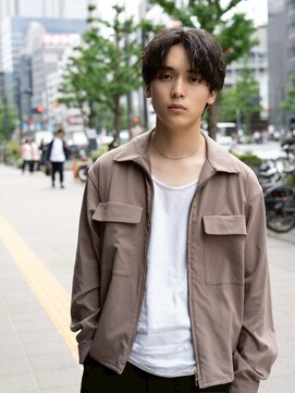 men's salon es. 新宿 メンズカット/メンズパーマ/メンズヘア【メンズサロン エス】 ニュアンスパーマ/波巻きツイストスパイラル[新宿/メンズ/men's]