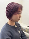 ミニボブ×チェリーピンク
