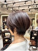 ★襟足すっきりのくびれショートヘア！大人美人ショートボブ