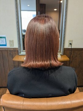 サロンドルポゼ(Salon do Reposer) ミディアムヘア×外ハネ×カラー