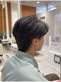毛流れセンターパート