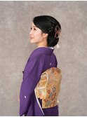 留袖着付け＋和装ヘアー